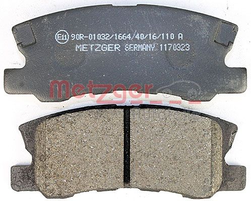 METZGER 1170323 Bremsbelagsatz, Scheibenbremse
